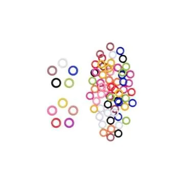 Colorful Ring Stitch Markers (6MM-100pcs)
