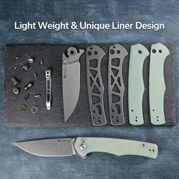 Durable SENCUT Crowley Pocket Knife for Everyday Carry