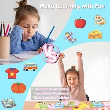 Talking Flash Cards for Toddlers, Educational Learning Gift