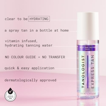 Tanologist Express Self Tan Water - Easy Hydrating Glow