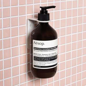 Aesop Resurrection Aromatique Gentle Hand Wash | Cleanse Hands Without Drying | Citrus, Woody, Herbaceous | 16.9 oz / 500mL (Pack of 3)