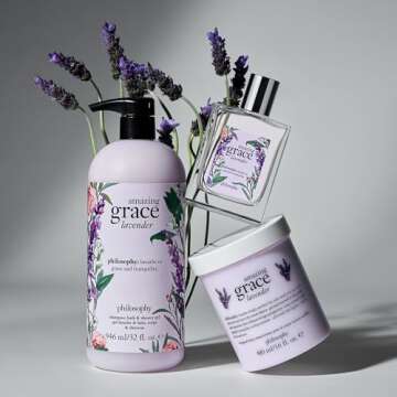 Amazing Grace Lavender Eau de Toilette for Tranquility in 2 Fl Oz