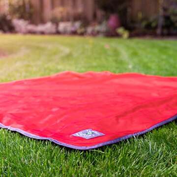 Insect Shield Outdoor Protection Blanket for Bug Repelling Red