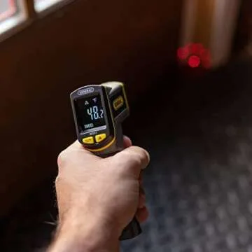General Tools Non-Contact Infrared Thermometer #IRT217, Laser Temperature Gun, Thermal Detector, 10:1 Distance to Spot Ratio