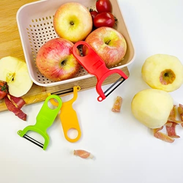 KITCHPOWER Vegetable Peeler Carbon Steel Blade 3-Pack