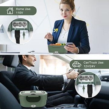 Vabaso Electric Lunch Box - 80W Portable Food Warmer