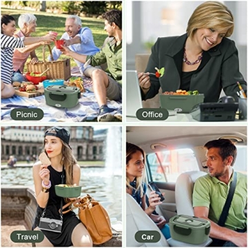 Vabaso Electric Lunch Box - 80W Portable Food Warmer