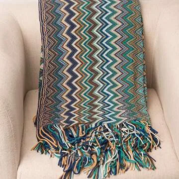 Stylish BATTILO HOME Boho Throw Blanket for Couch