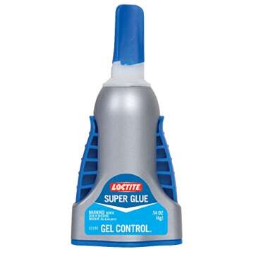 Loctite Gel Control No-Drip Super Glue, 0.14 Oz, Clear