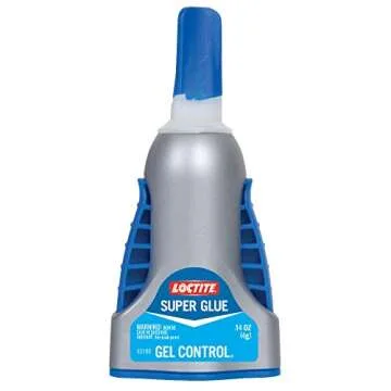 Loctite Gel Control No-Drip Super Glue, 0.14 Oz, Clear