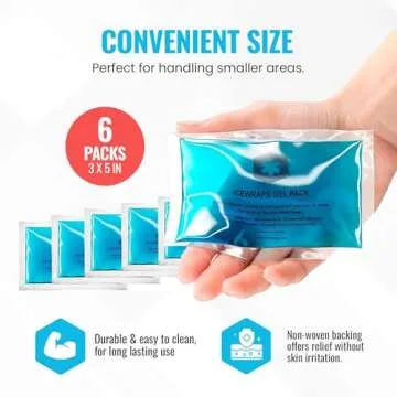 ICEWRAPS Reusable Hot & Cold Gel Packs for Pain Relief