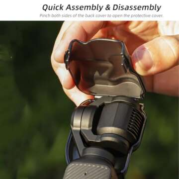 Pocket 3 Lens Hood Cover Gimbal Camera Protector Sunshade Cover for DJI OSMO Pocket 3