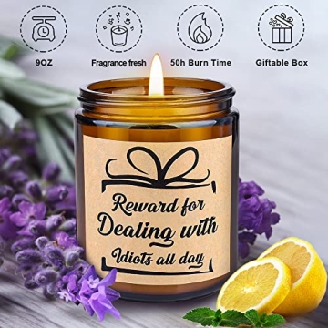 OFUN Funny Scented Candle - Unique Gift for Women