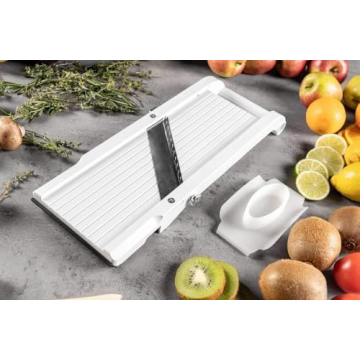 Benriner Mandoline Slicer with 4 Adjustable Steel Blades