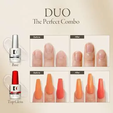 KUPA GelFinity Top Coat for Glossy Salon-Quality Nails