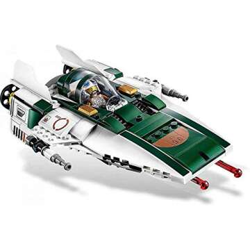 LEGO Star Wars: The Rise of Skywalker Resistance A Wing Starfighter 75248 Advanced Collectible Stars...