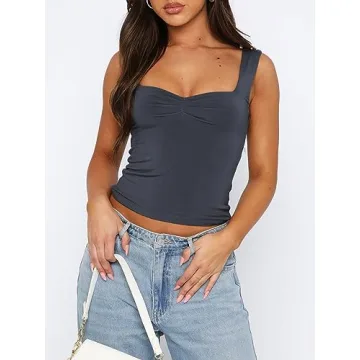 Stylish Backless Crop Top for Women | ForeFair Y2K Design