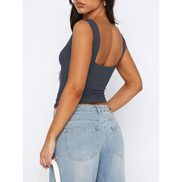 Stylish Backless Crop Top for Women | ForeFair Y2K Design