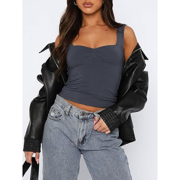 Stylish Backless Crop Top for Women | ForeFair Y2K Design