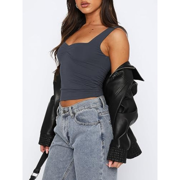 Stylish Backless Crop Top for Women | ForeFair Y2K Design