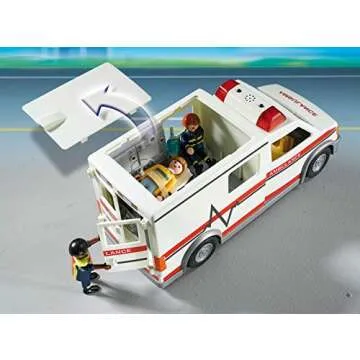 PLAYMOBIL Rescue Ambulance with Lights and Sounds