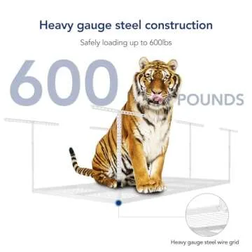 FLEXIMOUNTS Heavy Duty 4x8 Garage Storage Rack