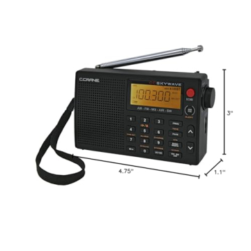 C Crane Skywave Portable Radio for Travel and Emergencies