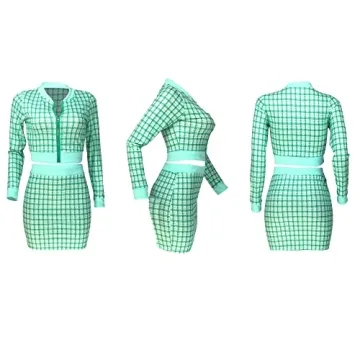 Stylish THLAI Women's 2 Piece Skirt Set for All Occasions