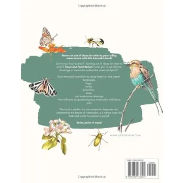Explore Nature with Trace and Paint Watercolor Book