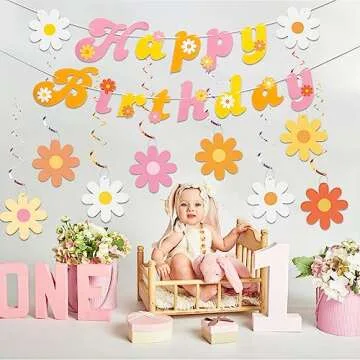 Groovy Boho Happy Birthday Decorations for All Occasions