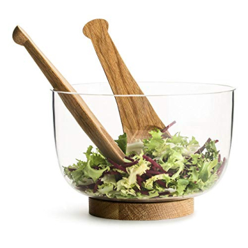 Sagaform Oak Salad Servers for Stylish Dining