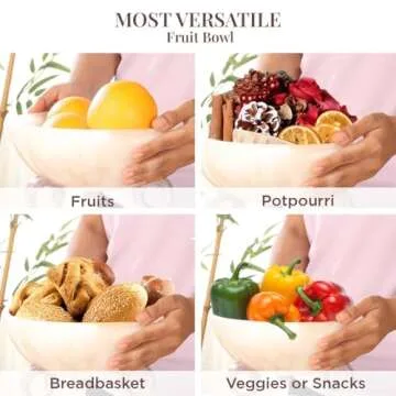 Stylish Folkulture Resin Fruit Bowl for Home Décor