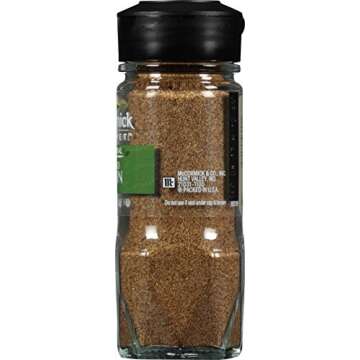 Kosher McCormick Gourmet Ground Cumin - 1.5 oz of Rich Flavor