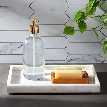 Stylish Juvale Marble Vanity Tray for Jewelry and More