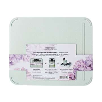 EcoTools-Cruelty Free Confidence in Bloom Brush Set-Cruelty Free Synthetic Taklon Bristles, Recycled Packaging, Recycled Aluminum Ferrules