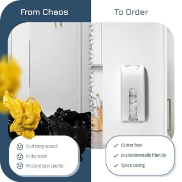 Manterio Plastic Bag Holder Designed for Every Home