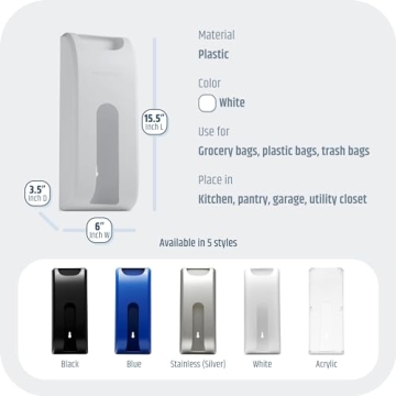 Manterio Plastic Bag Holder Designed for Every Home