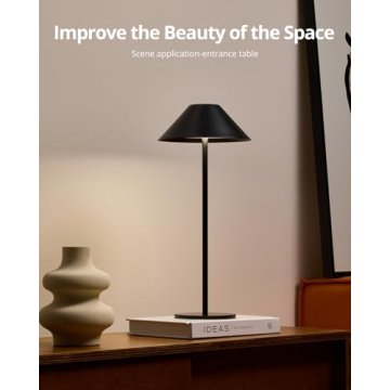 Bojim Portable Cordless LED Lamp with Dimmer