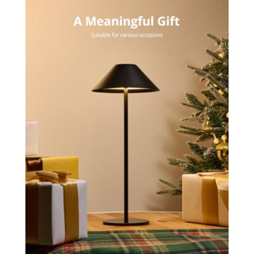 Bojim Portable Cordless LED Lamp with Dimmer