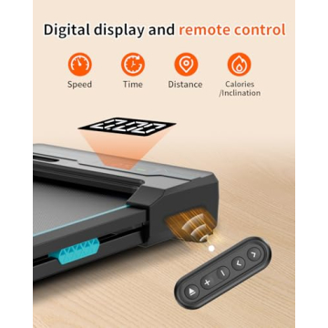 Fithno Walking Pad with Auto Incline for Home Exercise