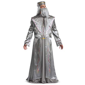 Deluxe Albus Dumbledore Costume - Official Harry Potter Robe and Hat Set