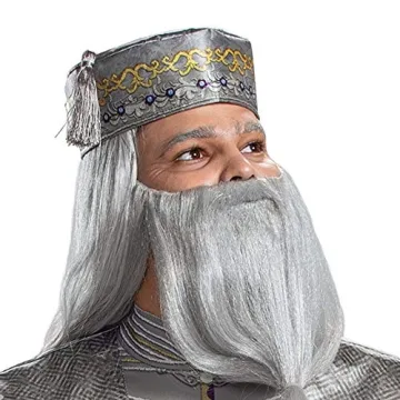 Albus Dumbledore Costume for Adult and Kids, Official Wizard Robe