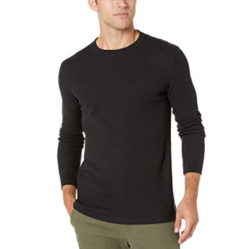 Amazon Essentials Regular-Fit Long-Sleeve Waffle Shirt for Men