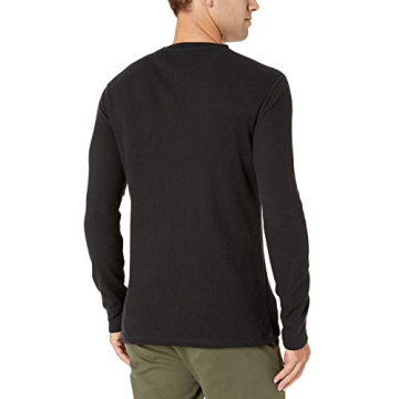 Amazon Essentials Regular-Fit Long-Sleeve Waffle Shirt for Men