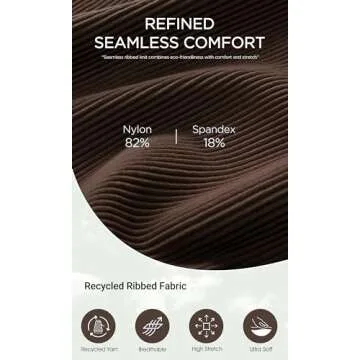 ODODOS Seamless Square Neck Crop Tank 3-Pack