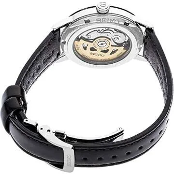 Seiko Presage Red SRPE41 Brown Leather Automatic Men's Watch