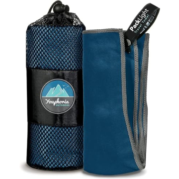 Youphoria Microfiber Travel Towel Fast Drying Lightweight - Quick Dry Towel for Camping, Beach, Back...