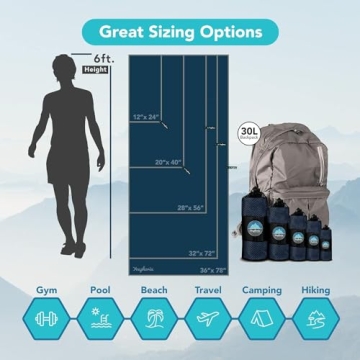 Youphoria Fast Drying Microfiber Travel Towel