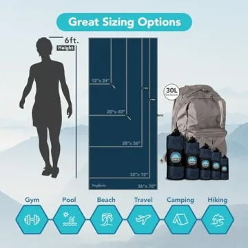 Youphoria Fast Drying Microfiber Travel Towel