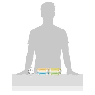 Snap Fresh Fun Size Sandwich Containers - Reusable & BPA Free